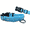 Blue, variant on ASPCA Blue Adjustable Led Dog Collar, Large, Blue