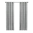 thumbnail image 2 of Achim Constellation Jacquard Circles Grommet Light Filtering Curtain Panel, Grey, 52" x 63", 2 of 5
