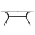 thumbnail image 5 of Outdoor Dining Table, Cast Aluminum, Rectangular, Seats 6,Rust-Resistant, for Patio, Backyard, Garden ,Poolsideand,Deck, 5 of 8