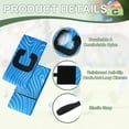 thumbnail image 3 of Uxcell Captain Arm Bands for Soccer, Soccer Captain C Armband Striped for Adult Football Basketball Sports Sky Blue, 3 of 7