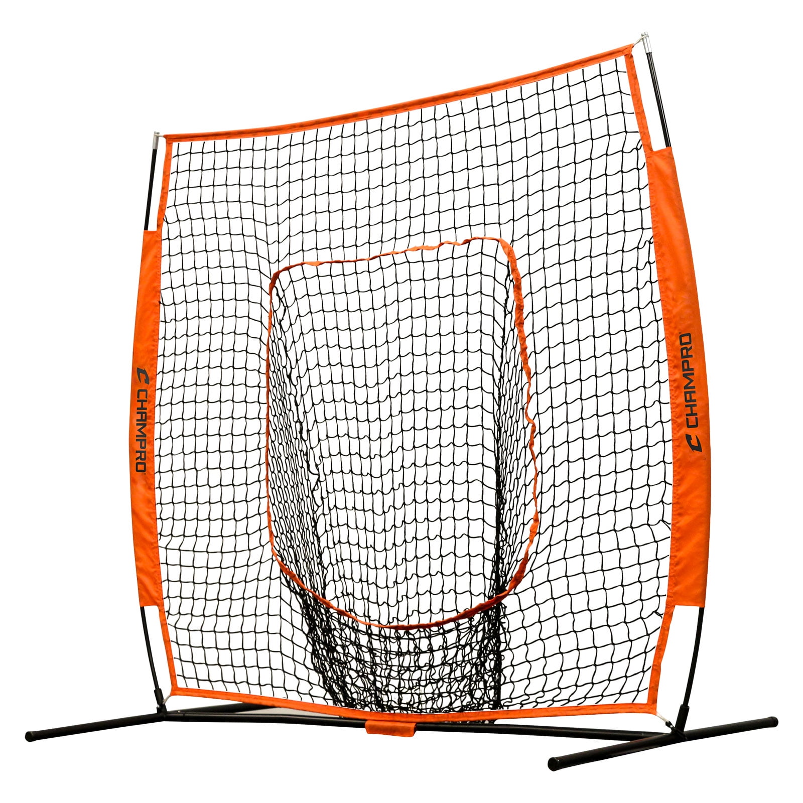 CHAMPRO MVP Portable Sock Net Baseball/Softball Collection Screen, 7'x7'