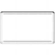 Lorell Mounting Frame for Whiteboard - Silver - 1 Each, Magnetic glass