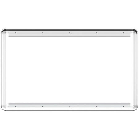 Lorell Mounting Frame for Whiteboard - Silver - 1 Each, Magnetic glass