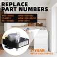 thumbnail image 2 of Temporizador de secadora Emnrod W10185982 para Whirlpool Maytag Kenmore, 2 of 9