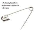 thumbnail image 4 of Unique Bargains Silver Tone Metal Safety Pins for Sewing Office Home, 1000 Pack, 4 of 5