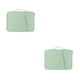 thumbnail image 1 of Seitruly Estuche para computadora portátil Bolso con cierre de cremallera Bolsa de transporte para computadora Computadoras portátiles Verde 10.8-11 pulgadas 2piezas, 1 of 6