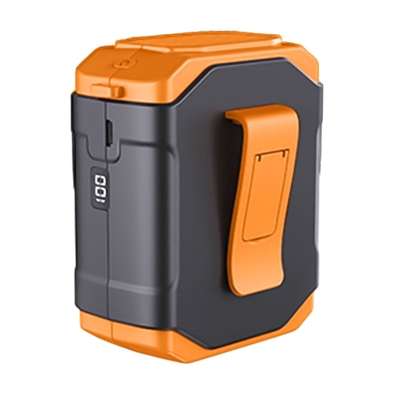 Fan Under Shirt, 2026 NEW Portable Waist Clip Fans, Wearable Mini Ac, Belt Fan Clip on Waist Portable Cooling Fans for Outdoor (Orange)