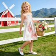 thumbnail image 6 of Ttyddzy Woman' Casual-Dresses Sleeveless Camisole A-Line Dress for 2Y-7-8Y，Camellia, 6 of 8
