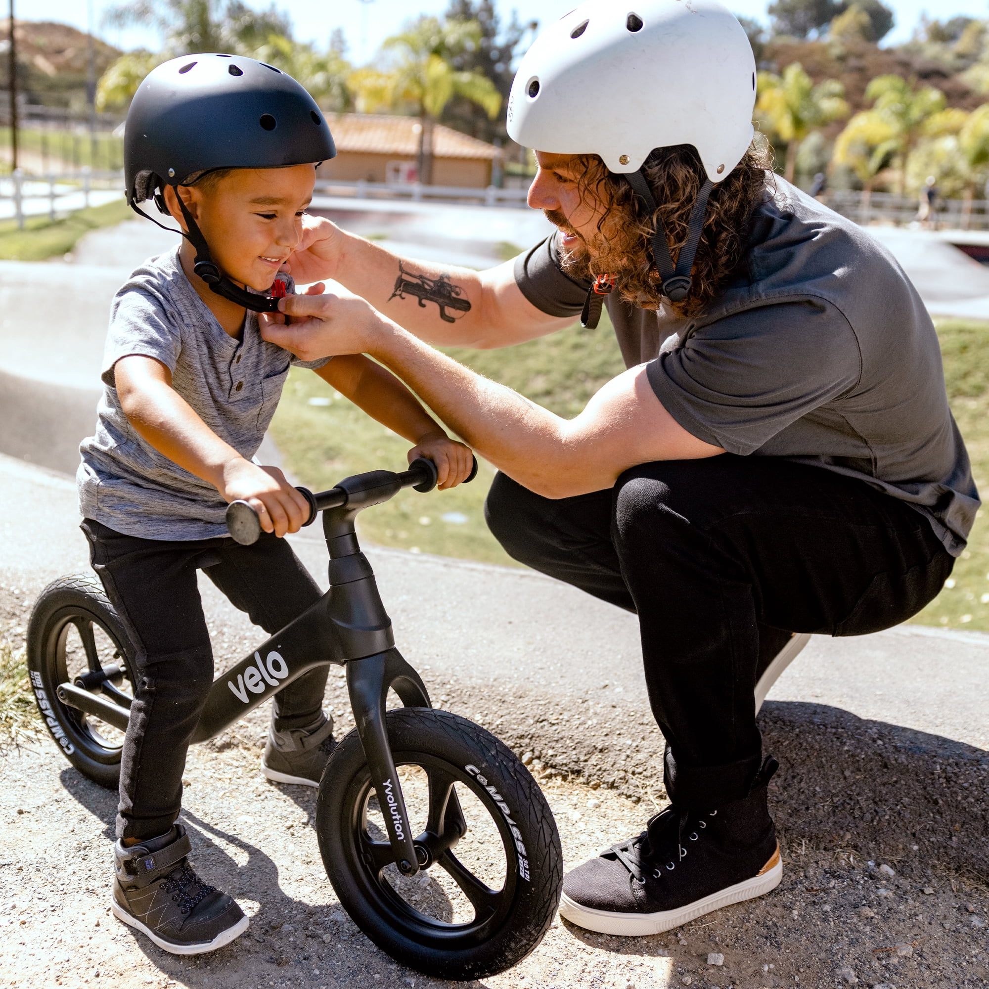 Yvolution Y Velo Pro Kids Balance Bike - Black, Unisex