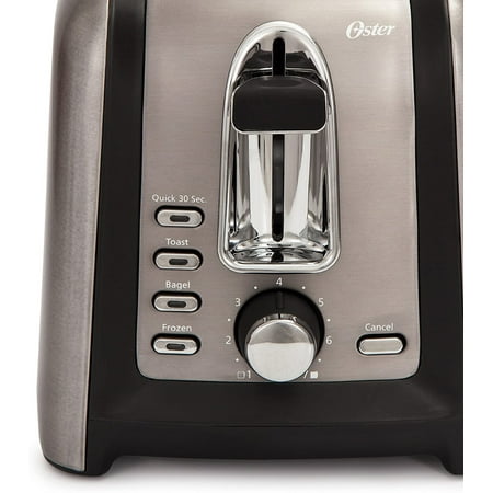 UPC 034264493407 product image for Oster TSSTTRGM4L Black Stainless Toaster | upcitemdb.com