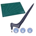 thumbnail image 3 of Juego de cuchillos giratorios de acero inoxidable con 360º y 1 cojín. Manualidades, artesanía, costura., 3 of 7