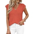 thumbnail image 3 of PRETTYGARDEN Women's Lightweight Sweaters Vest Spring Trendy Cap Sleeve V Neck Knit Tank Tops Summer Going Out Outfits, 3 of 8