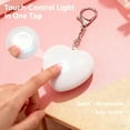 thumbnail image 3 of 2/4/5Pack Purse Light Handbag Light, Love Wallet Tote Bag Touch Sensing Lights for Inside Purse, Heart Purses Lights Keychain, Rechargeable LED Automatic Glow Lamp with Sensor Activated, 3 of 9