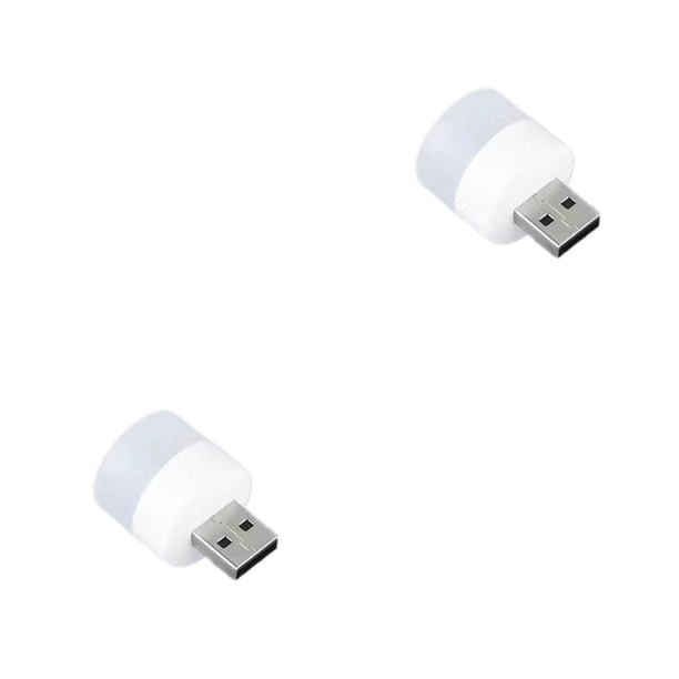 Monstrate Luz nocturna USB, lectura de libros acrílicos, lámpara LED para estudiantes para interiores, ambientes de fiesta para sala de estar, PC, Mini Luz blanca 2piezas Monstrate CBP487842