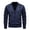 Navy, variant on Men's Sweater V Neck Argyle Cardigan Sweater Button Front with Pockets Soft Acrylic Knit Fall Winter