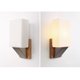 thumbnail image 2 of Lámpara de pared nórdica sólida, lámpara de noche creativa, lámpara de noche sencilla, dormitorio moderno, sala de estar, hotel, tecnología de madera, lámpara de pared rectangular, 2 of 3