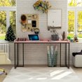 thumbnail image 2 of Furniture of America Timor Modern Wood Computer Desk with USB, 2 of 8