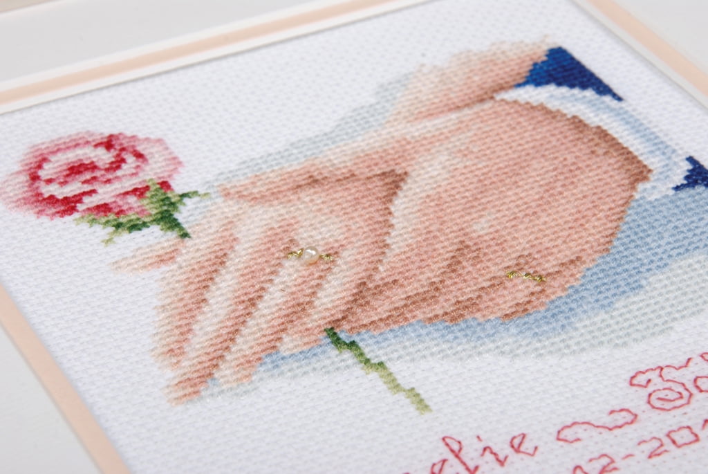 Vervaco Counted Cross Stitch Kit Wedding Ring 5.6" x 6.4"