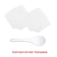thumbnail image 1 of Inteprter Juego de molde de arroz para Sushi enrollado a mano con paleta de plástico, máquina para hacer Sushi de mano fácil, alfombrilla para enrollar Mostrada Inteprter HA017680-00, 1 of 6