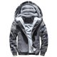 thumbnail image 3 of 2022 Nuevas sudaderas con capucha para hombre, de invierno, gruesas y cálidas, con forro polar y cremallera, abrigo con capucha para hombre, ropa deportiva, ropa de calle para hombre, chándal, sudader, 3 of 5