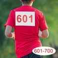 thumbnail image 6 of funtasica 100 Pieces Running Bibs Numbered Race Bibs 100 Numbers Athlete Race Numbers 601 to 700, 6 of 8