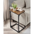 thumbnail image 6 of VASAGLE C-Shaped End Table Sofa Side Table Couch Table with Metal Frame for Living Room Bedroom, 6 of 10