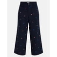 thumbnail image 2 of Free Assembly Women's and Women's Plus Cropped Pants with Patch Pockets, 26" Inseam, Sizes XS-4X, 2 of 2