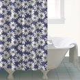 thumbnail image 4 of Blue Daisy Flower Floral Pattern Shower Curtain 72"x72" ,Bathroom Decorative Shower Curtains Set with 12 Hooks,Modern Waterproof Washable Shower Curtain, 4 of 6