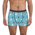 thumbnail image 1 of Balery Cat Fish Calzoncillos bóxer para hombre, ropa interior de algodón suave y transpirable con cinturilla de nailon-Medium, 1 of 5
