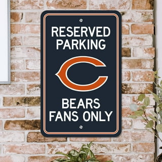 NFL Chicago Bears Fan Creations Round Distressed Sign