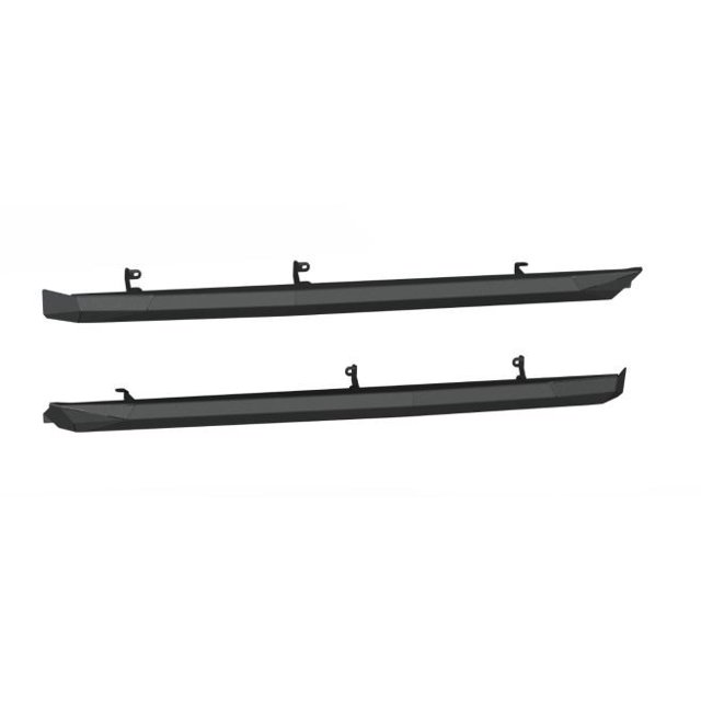 Fits 2021-2023 Ford Bronco Road Armor Rocker Panel Guard 6213ARG4B Stealth; Powder Coated; Satin Black; Steel