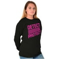 thumbnail image 4 of Breast Cancer Detect & Protect Women's Long Sleeve T Shirt Brisco Brands X, 4 of 6