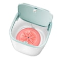 thumbnail image 1 of vadora Portátil Mini vadora de Turbinas Giratorias Alimentación por USB vandería Conveniente para Acampada Apartamentos Viajes -Rosado Soledad Máquina de lavandería de viaje, 1 of 6
