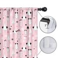 thumbnail image 4 of Blackout Kids Curtains,Pink Christmas Tree Pattern Childrens Insulated Curtains Set Of 2,Bedroom Essentials,Toddler Room Decor 42"x54", 4 of 5