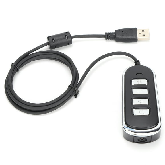 Call Center Headset Adapter, Automatically Recognize Hard Shell Wired Call Center Headset Adapter For Calls