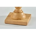 thumbnail image 4 of Adesso Rigby 27" 1-Light 3-Way Natural Wood Table Lamp with White Boucle Tapered Shade, 4 of 6