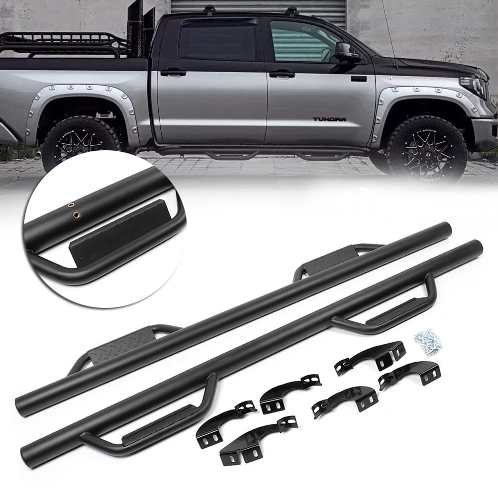 GZYF 3" Heavy Duty Side Step Nerf Bars, Hoop Drop Running Boards for