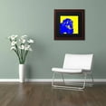 thumbnail image 3 of Trademark Fine Art "Chimp No 2" Canvas Art by Claire Doherty, Black Matte, Wood Frame, 3 of 4