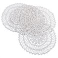 thumbnail image 1 of SARO 8005.W15R Ensemble de 4 Napperons Ronds 15 Po. Design Crochet Blanc, 1 of 1