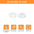 thumbnail image 4 of Uxcell 25pack Silicone Plug, Round Snap in Locking Hole Plug Waterproof Hole Plug for 14.5-15.5mm Hole, Translucent, 4 of 6