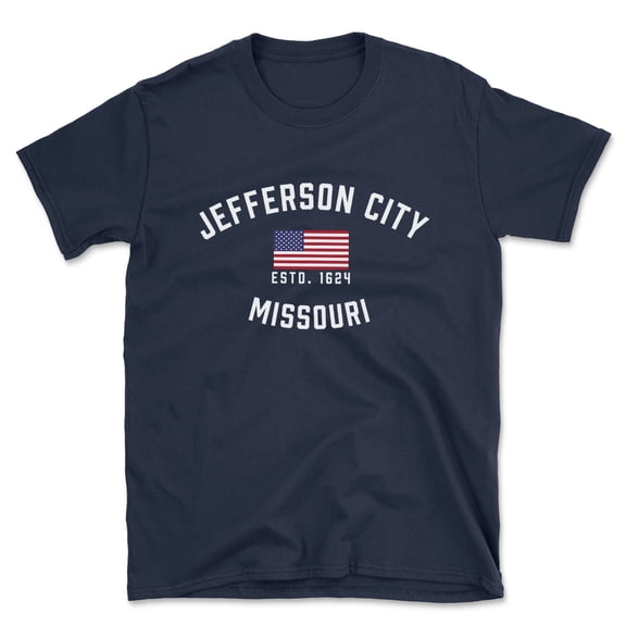Jefferson City Missouri Patriot Men's Cotton T-Shirt