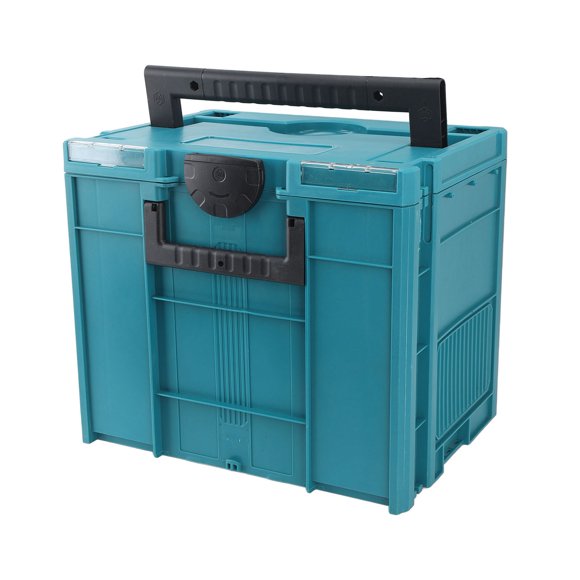 Tool Storage Box, Sturdy Structure ABS Dual Handle Large Capacity Heavy Duty Portable Toolbox Drawer Design for Power Tools