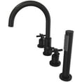thumbnail image 6 of Dreamline FTAC1208X01 Atlantic Deck Mounted Roman Tub Filler - Chrome, 6 of 7