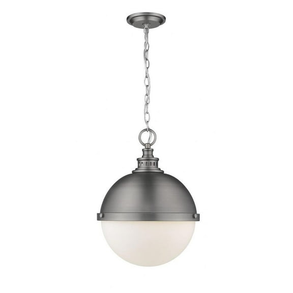 2 Light Pendant-18.5 inches Tall and 14.5 inches Wide-Antique Nickel Finish Bailey Street Home 372-Bel-3173750