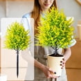 thumbnail image 2 of Artificial Plants Outdoor Pointed-Leaf Lavenders Ground Stake 45cm Tall Faux Spike for Garden Patio Decor, 2 of 6