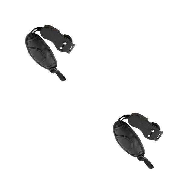 Sidaley Hand Grip Camera Wrist Strap PU Straps Holder Breathable Outdoor Accessories Prevention Neck-free Belt DSLR Accidental Leather 6x3cm 2piezas