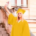 thumbnail image 2 of Adult Unisex Graduation Gown Set College & High School Robe With Cap & Tassel, 2 of 9