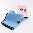 thumbnail image 2 of Alvinma Microfiber Absorbent Quick Drying Towel for Pets - Blue (50x90cm), 2 of 7