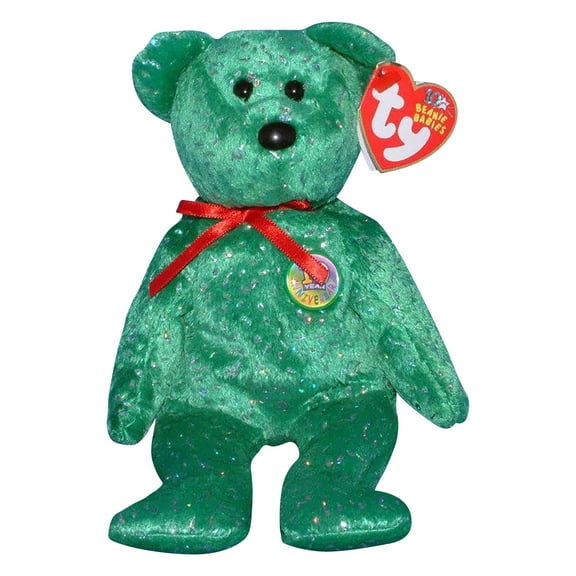 Ty Beanie Baby: Decade the Green Bear | Stuffed Animal | MWMT
