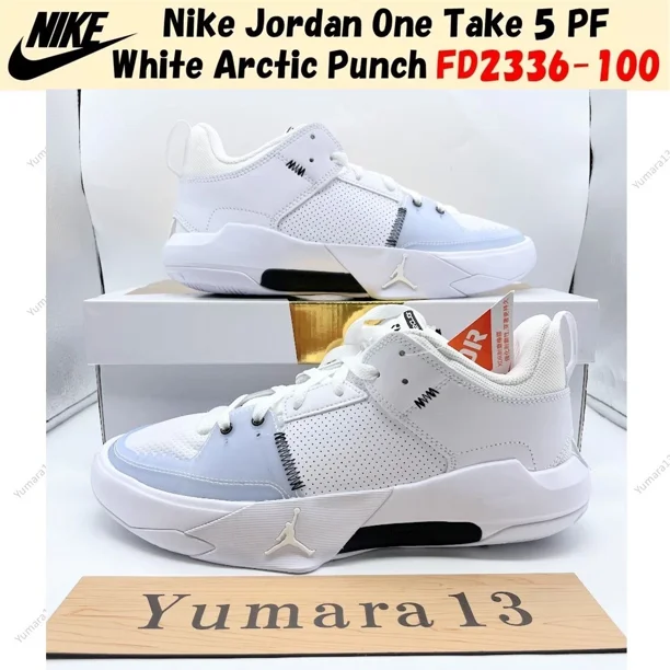 N I-K-E Jo r-dan One Take 5 PF White Arctic Punch FD2336-100 Men's Size